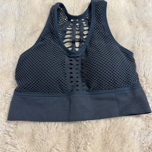 Women's Mesh Sports Bra - Black